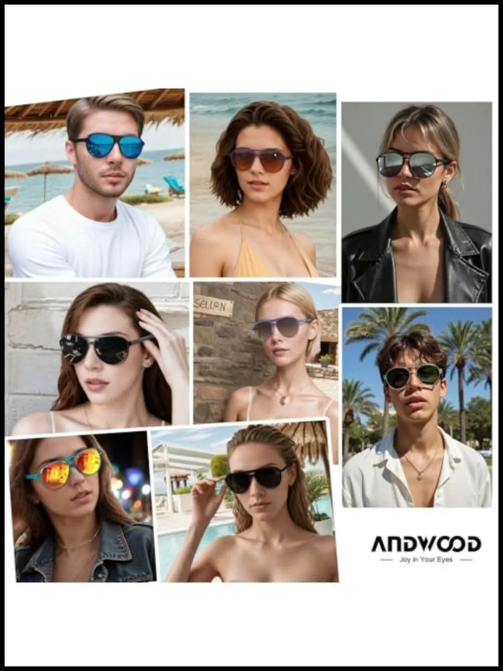 Polarized Aviator Sunglasses for Women Men Pilot Shades Retro Plastic Frame